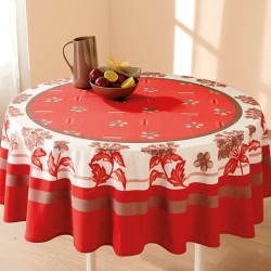 Nappe anti-taches Douceur d’automne ronde