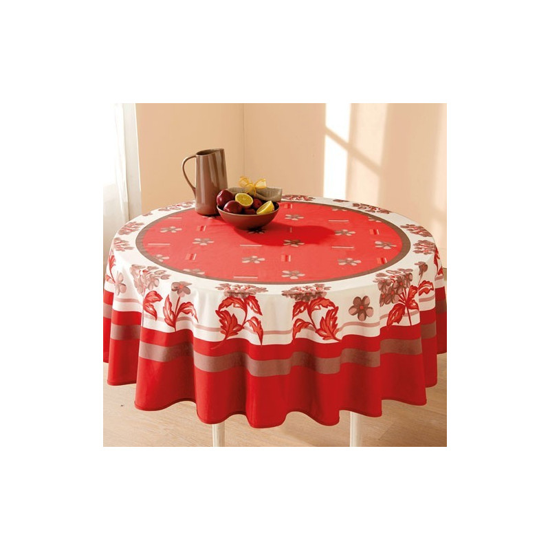 Nappe anti-taches Douceur d’automne ronde