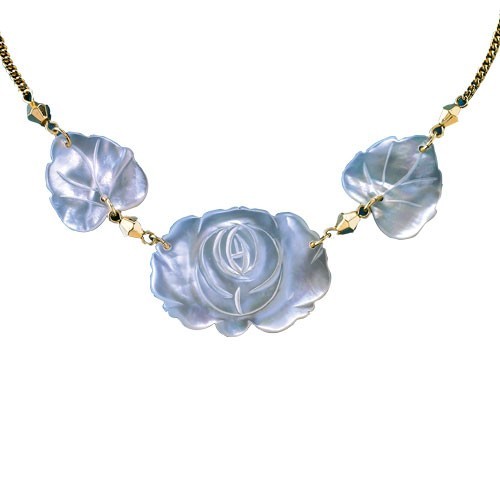 Collier fleur de nacre