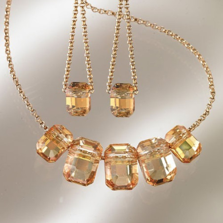 Parure cristal d’ambre