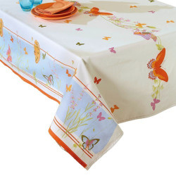 Nappe anti-taches papillons...