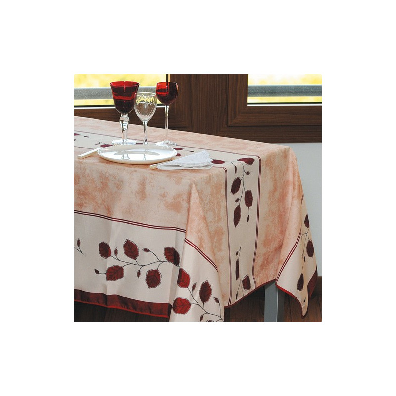 Softalker Nappe Jacquard Rectangulaire 240x140 Cm – Motif Vague, Anti-taches Et Déperlante – Idéale Pour Noël, Anniversaire, 8 à 10 Personnes