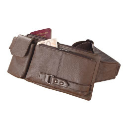 SACOCHE-CEINTURE EN CUIR
