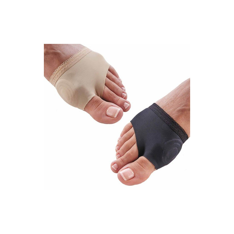 LES 2 PAIRES DE PROTÈGE-ORTEILS GEL (chair et noir)
