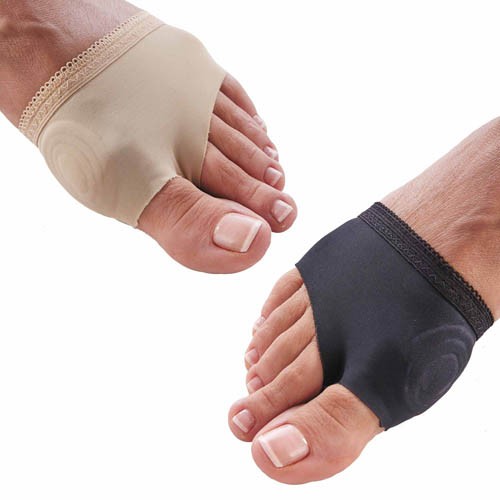 LES 2 PAIRES DE PROTÈGE-ORTEILS GEL (chair et noir)