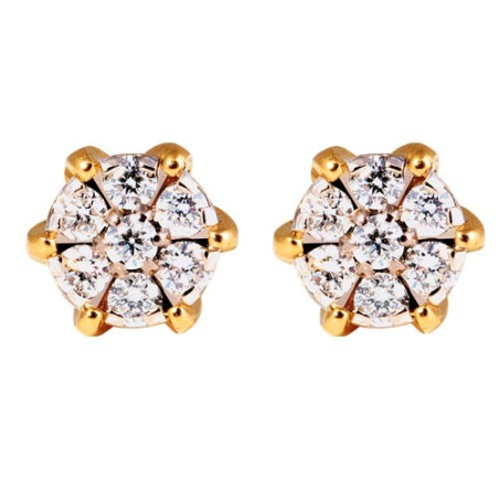 BOUCLES D’OREILLES DIAMANTS