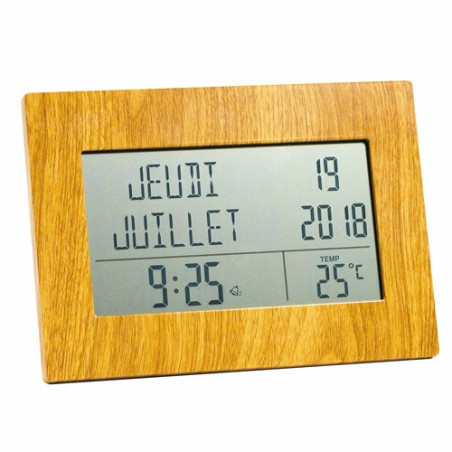 HORLOGE-CALENDRIER RADIO-PILOTÉE