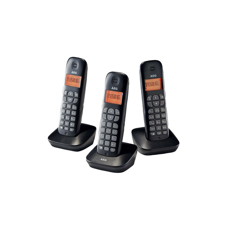 TRIO TÉLÉPHONES SANS FIL AEG