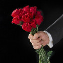 BOUQUET "PLUMES DE ROSES"