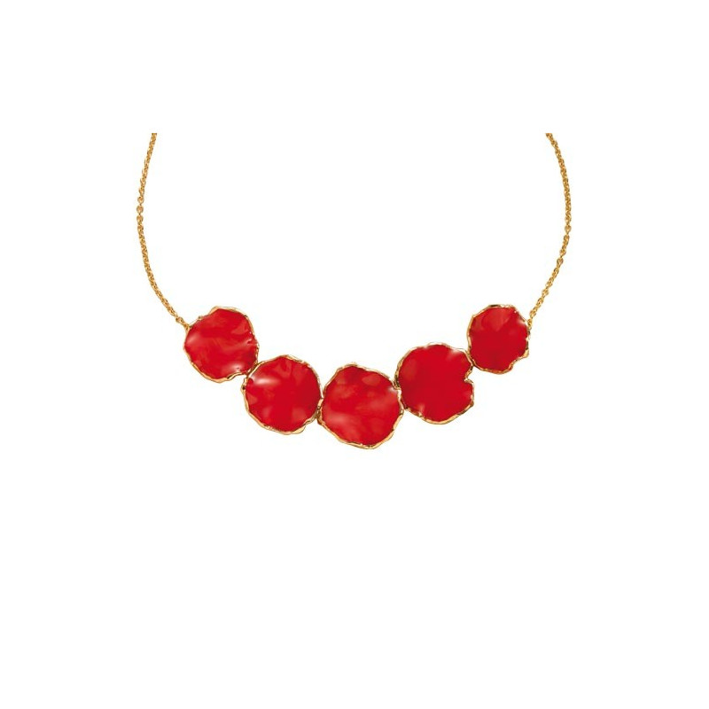 COLLIER "PÉTALES DE ROSE"