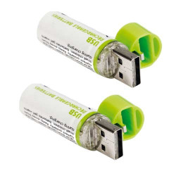 LES 2 PILES RECHARGEABLES USB