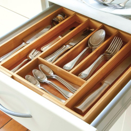 Range-couverts extensible