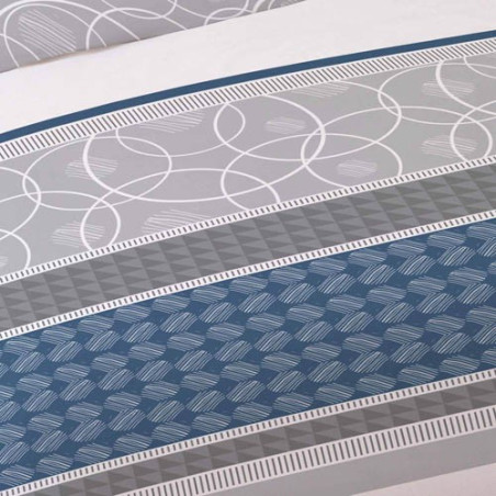 PARURE DE LIT MICROFIBRE "GRAPHIQUE"