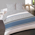 PARURE DE LIT MICROFIBRE "GRAPHIQUE"