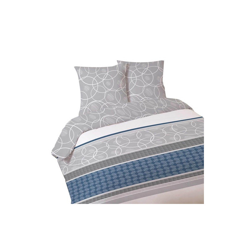 PARURE DE LIT MICROFIBRE "GRAPHIQUE"