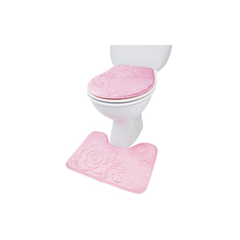 DUO DE TAPIS WC ROSERAIE