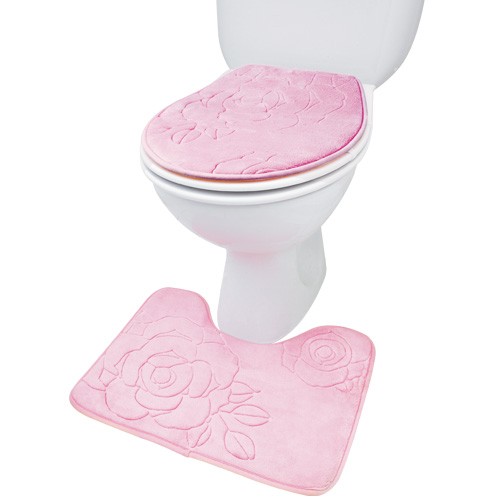 DUO DE TAPIS WC ROSERAIE