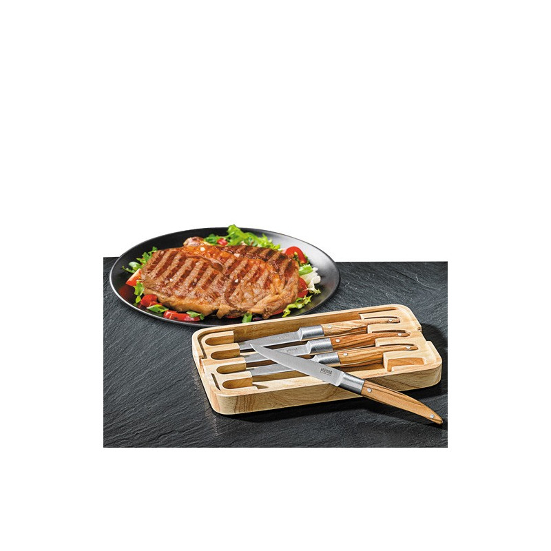 COFFRET 4 COUTEAUX À STEAK LAGUIOLE ÉVOLUTION®