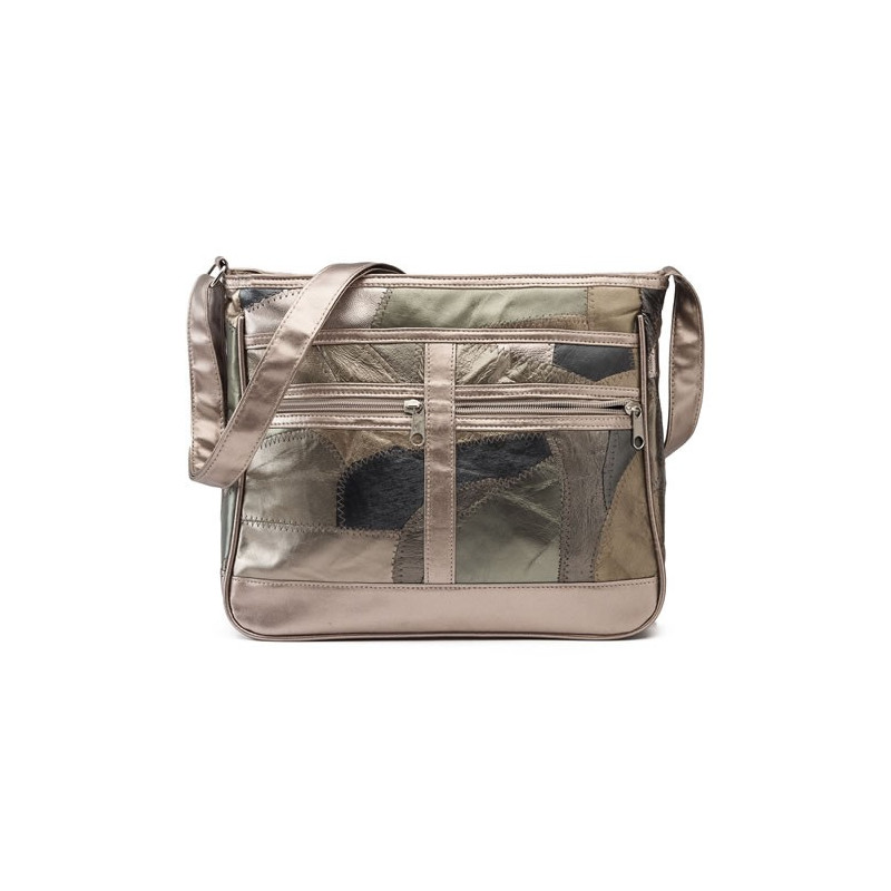 SAC À MAIN PATCHWORK DE CUIR