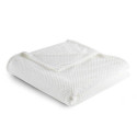 Jeté de lit et 2 taies blancs Caresse BlanClarence®