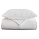 Jeté de lit et 2 taies blancs Caresse BlanClarence®