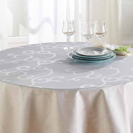Nappe Arabesque ronde BlanClarence®