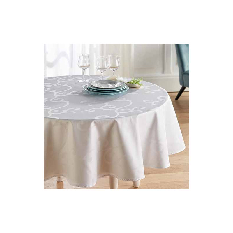 Nappe Arabesque ronde BlanClarence®