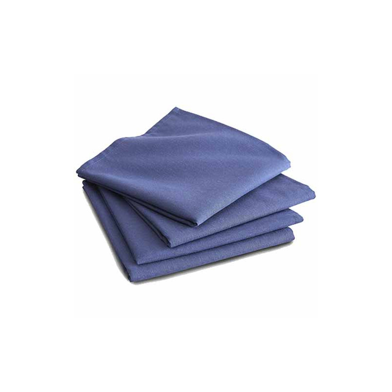 Serviettes unies - les 4 BlanClarence®
