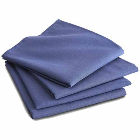 Serviettes unies - les 4 BlanClarence®