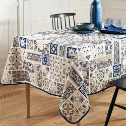 Nappe mosaïque Corfou rectangle BlanClarence®