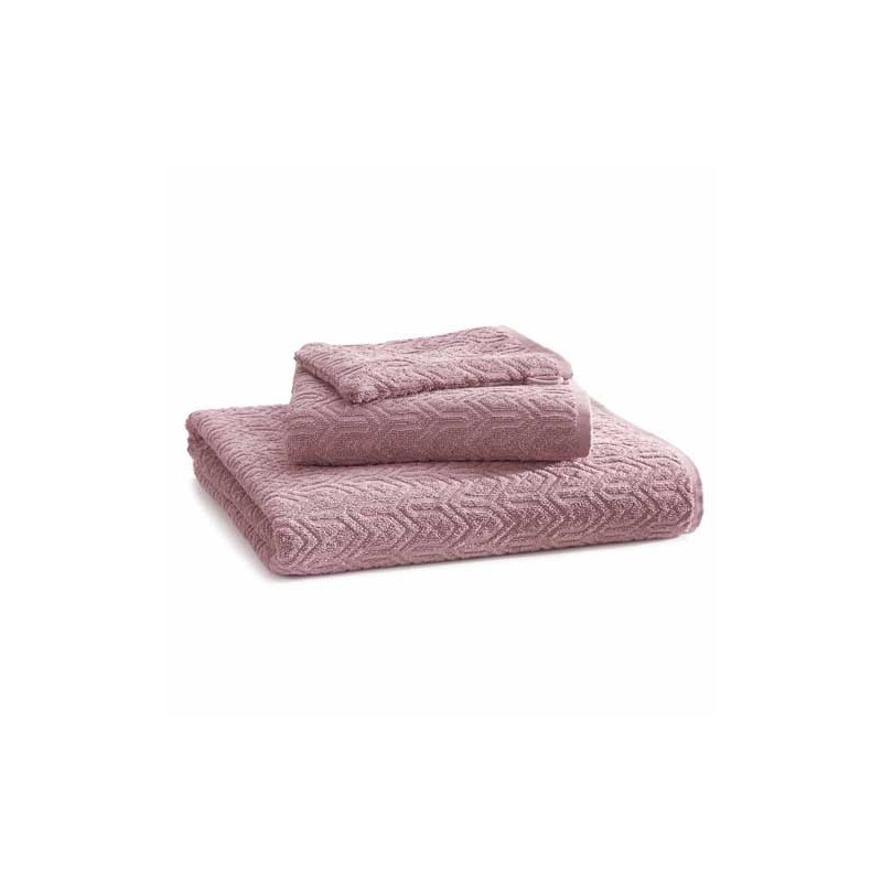 Parure de bain bois de rose Chevron BlanClarence®