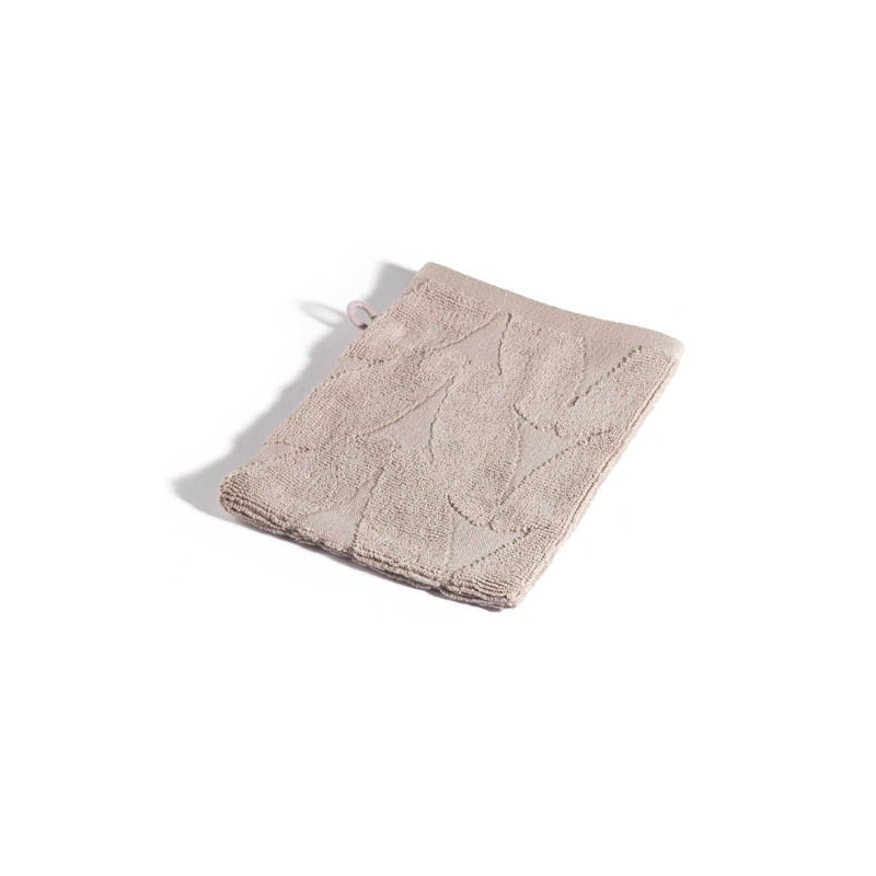 Gant de toilette beige rose Pastel BlanClarence®