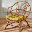 Galette de chaise ocre BlanClarence®
