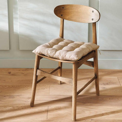 Galette de chaise beige BlanClarence®