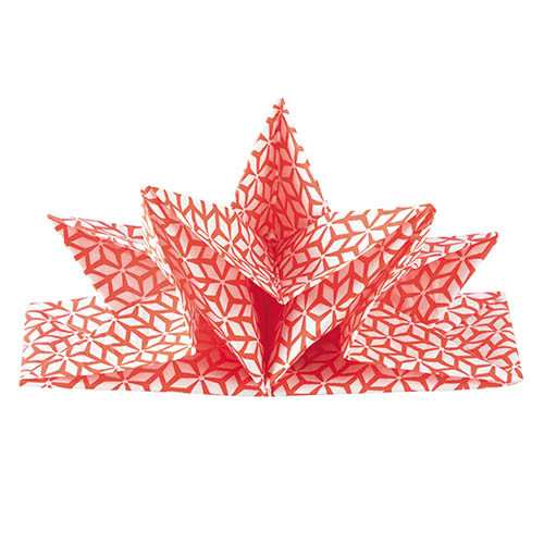 LES 12 SERVIETTES PRÉPLIÉES