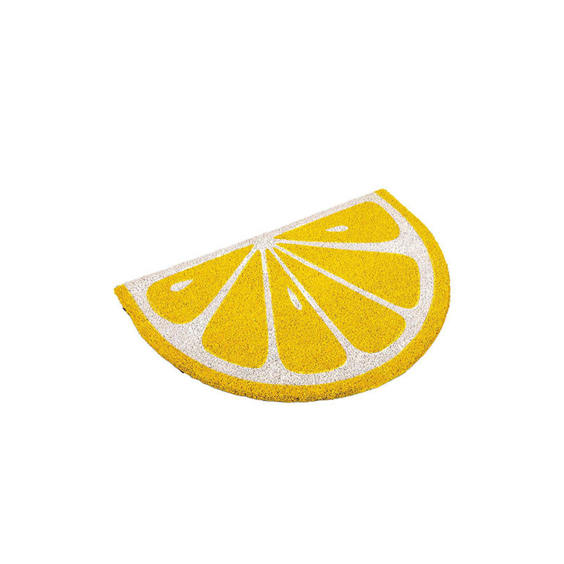 PAILLASSON DEMI-LUNE CITRON