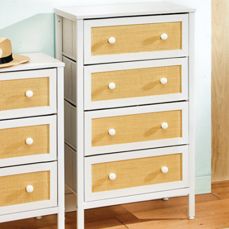 COMMODE 4 TIROIRS PLIABLES