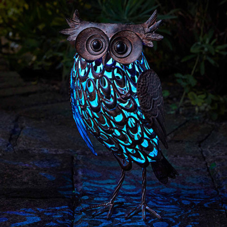 HIBOU LUMINEUX SOLAIRE
