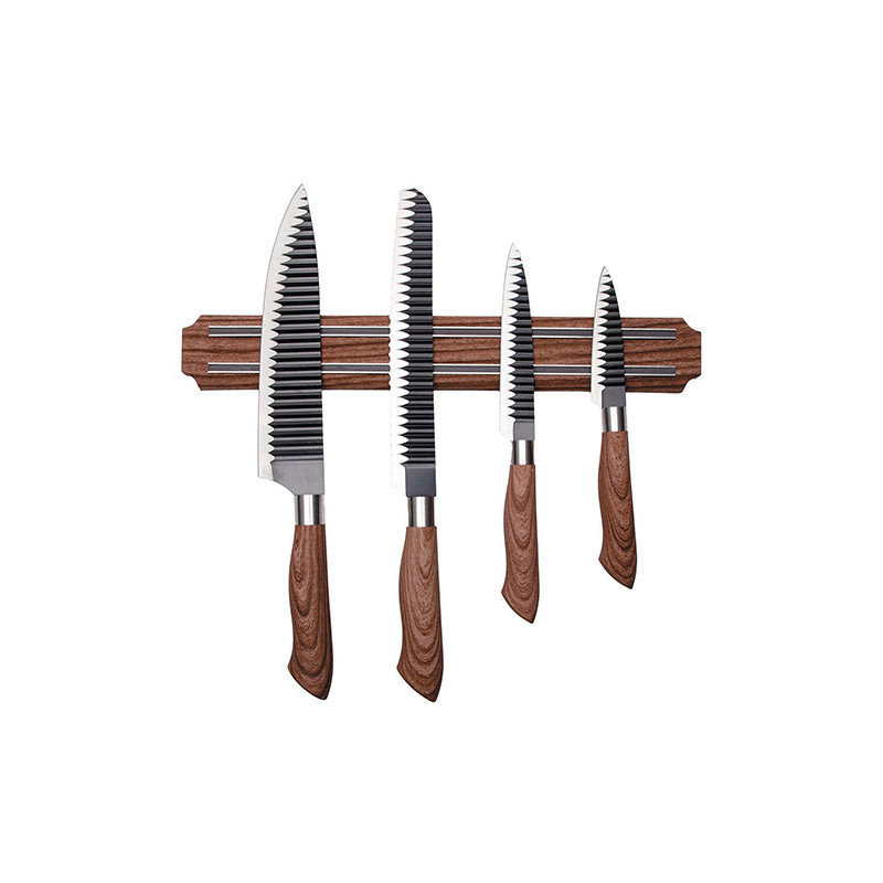 Coffret De 4 Couteaux Inox - Manche ABS - Réf. 067105 - Marque AU SABOT - Neuf