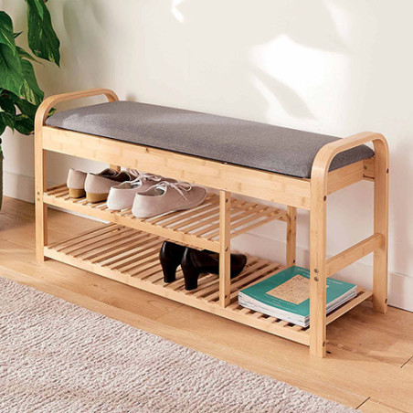 BANC-COFFRE À CHAUSSURES XXL