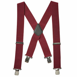 BRETELLES GRANDE LARGEUR BORDEAUX