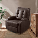 FAUTEUIL-RELEVEUR MASSANT/CHAUFFANT CUIR