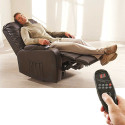 FAUTEUIL-RELEVEUR MASSANT/CHAUFFANT CUIR