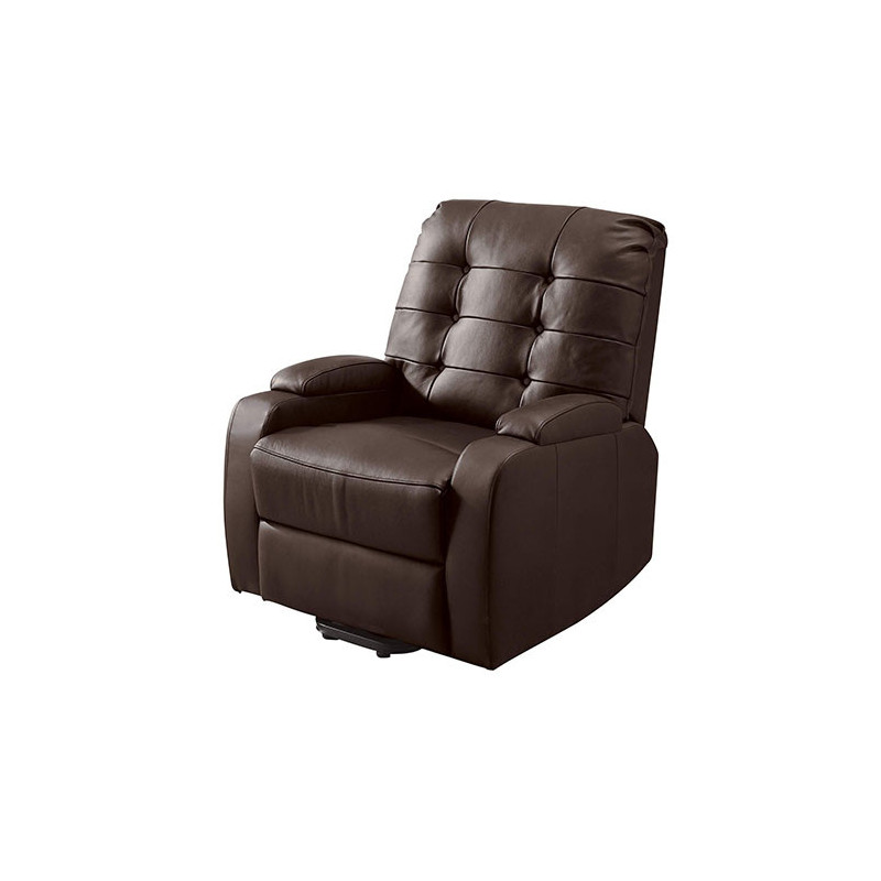 FAUTEUIL-RELEVEUR MASSANT/CHAUFFANT CUIR
