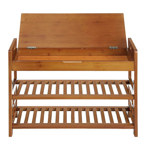 BANC-COFFRE À CHAUSSURES