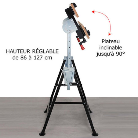 ÉTABLI PLIANT TÉLESCOPIQUE