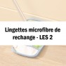 LES 2 LINGETTES MICROFIBRE DE RECHANGE