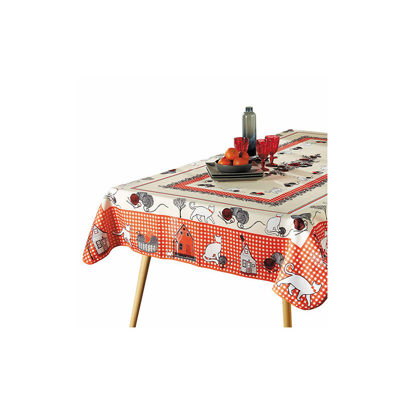 NAPPE CHATS RECTANGULAIRE (150 x 240 cm)