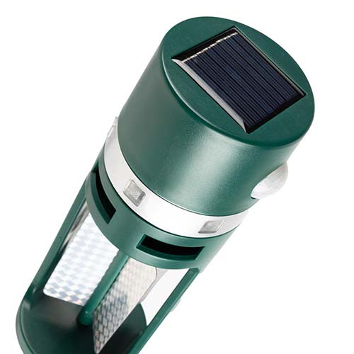 Répulsif solaire à ultrasons pour animaux, nuisible, avec lumière  clignotante LED - Répulsifs et pièges à insectes (10174572)