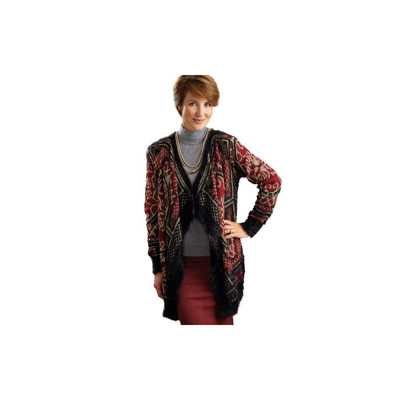 Gilet jacquard Baroque